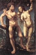 GOSSAERT, Jan (Mabuse) Adam and Eve safg oil painting on canvas